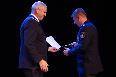 Slavnostna podelitev listin o napredovanju v čine gasilski častnik, višji gasilski častnik in visoki gasilski častnik (57)